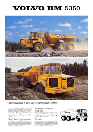 Dumperes articulados Volvo 5350