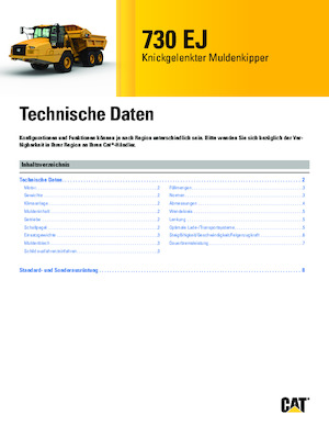 Dumperes articulados Caterpillar 730 EJ