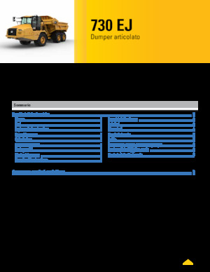 Dumperes articulados Caterpillar 730 EJ