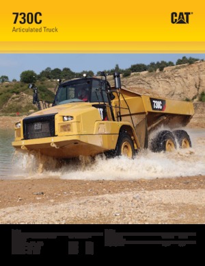 Dumperes articulados Caterpillar 730C