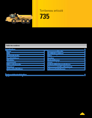 Dumperes articulados Caterpillar 735-04A