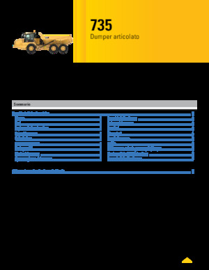 Dumperes articulados Caterpillar 735-04A