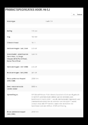 Dumperes articulados Caterpillar 740 EJ