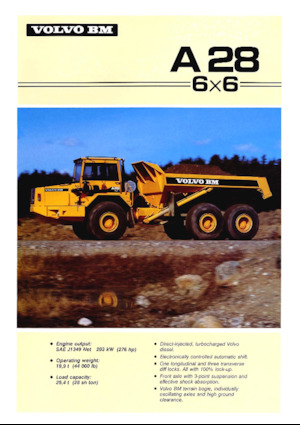 Dumperes articulados Volvo A28 (6x6)