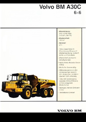 Dumperes articulados Volvo A30C 6x6