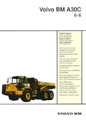 Dumperes articulados Volvo A30C 6x6