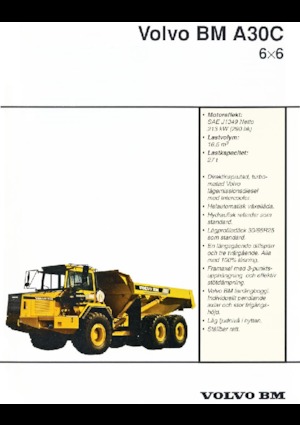 Dumperes articulados Volvo A30C 6x6