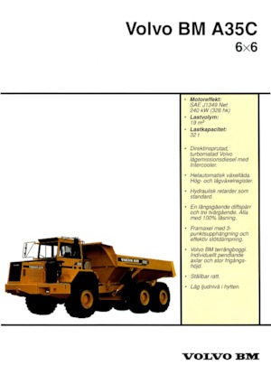 Dumperes articulados Volvo A35C 6x6