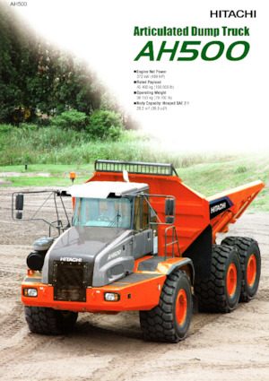 Dumperes articulados Hitachi AH500