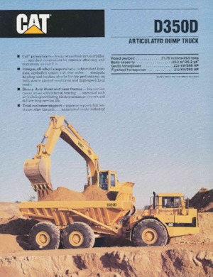 Dumperes articulados Caterpillar D 350 D