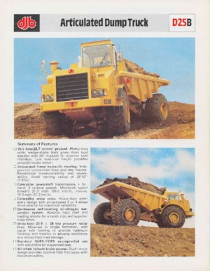 Dumperes articulados Caterpillar D25B