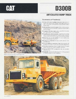 Dumperes articulados Caterpillar D300B