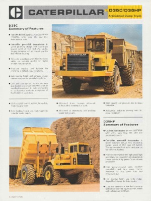Dumperes articulados Caterpillar D35C
