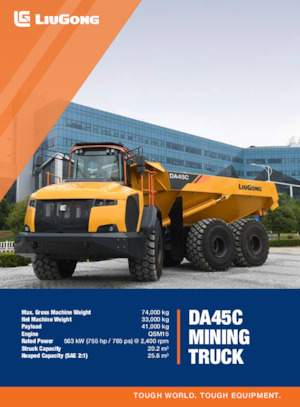 Dumperes articulados Liugong DA45C