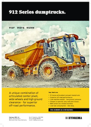 Dumperes articulados Hydrema 912F