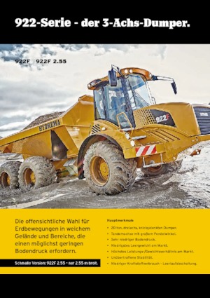 Dumperes articulados Hydrema 922F