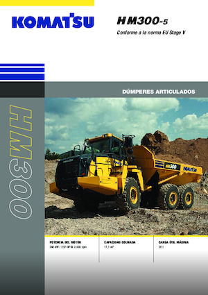 Dumperes articulados Komatsu HM300-5E0