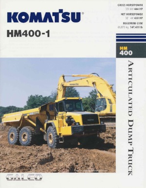 Dumperes articulados Komatsu HM400-1