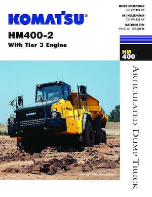 Dumperes articulados Komatsu HM400-2