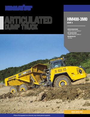Dumperes articulados Komatsu HM400-3M0