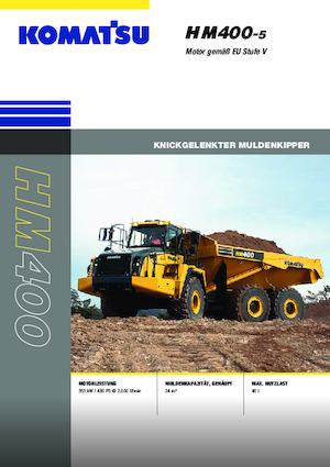 Dumperes articulados Komatsu HM400-5E0