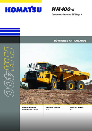 Dumperes articulados Komatsu HM400-5E0