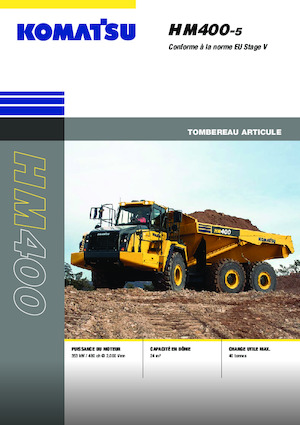 Dumperes articulados Komatsu HM400-5E0