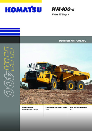 Dumperes articulados Komatsu HM400-5E0