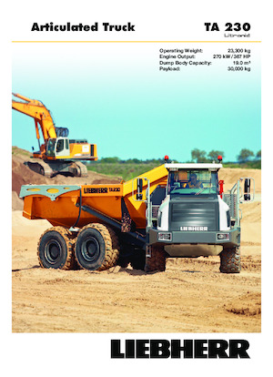 Dumperes articulados Liebherr TA 230