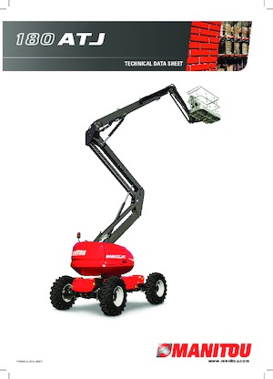 Plataformas articuladas de ruedas Manitou 180 ATJ