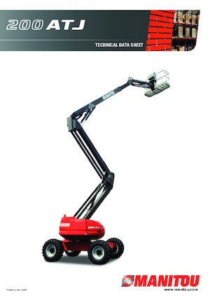 Plataformas articuladas de ruedas Manitou 200 ATJ