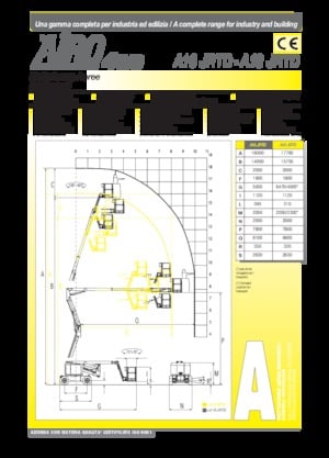 Plataformas articuladas de ruedas AIRO A16 JRTD