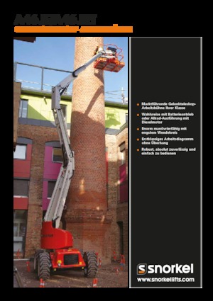 Plataformas articuladas de ruedas Snorkel A46JE