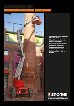 Plataformas articuladas de ruedas Snorkel A46JE