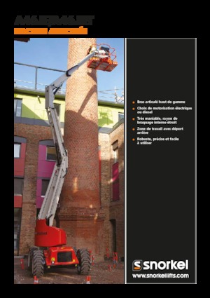 Plataformas articuladas de ruedas Snorkel A46JE