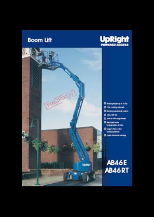 Plataformas articuladas de ruedas UpRight AB 46 RT