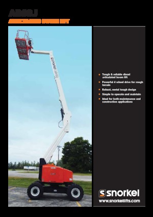 Plataformas articuladas de ruedas Snorkel AB60J