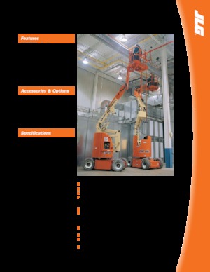 Plataformas articuladas de ruedas JLG E400AJPN