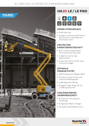 Plataformas articuladas de ruedas Haulotte HA20 LE PRO