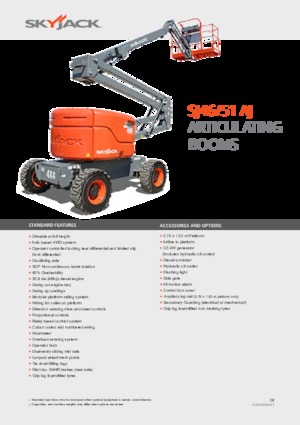 Plataformas articuladas de ruedas Skyjack SJ 51 AJ