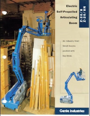 Plataformas articuladas de ruedas Genie Z 20/8 E