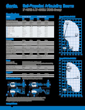 Plataformas articuladas de ruedas Genie Z45/25 DC
