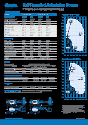 Plataformas articuladas de ruedas Genie Z 45/25 J D