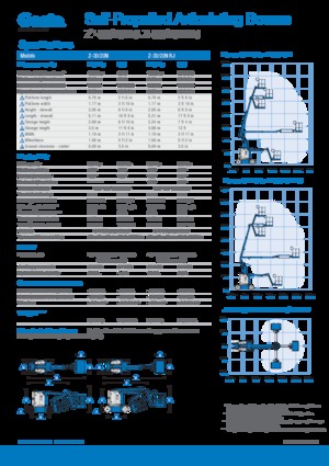 Plataformas articuladas de ruedas Genie Z-30/20N RJ