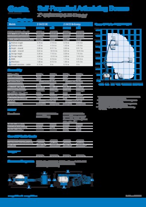 Plataformas articuladas de ruedas Genie Z-34/22 DC