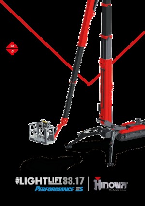 Plataformas articuladas de orugas Hinowa Lightlift 33.17 Performance IIIS