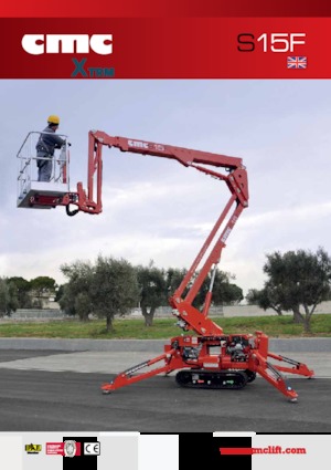 Plataformas articuladas de orugas CMC S15F