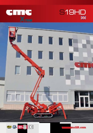 Plataformas articuladas de orugas CMC S19HD