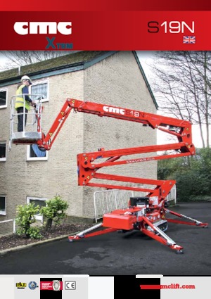 Plataformas articuladas de orugas CMC S19N