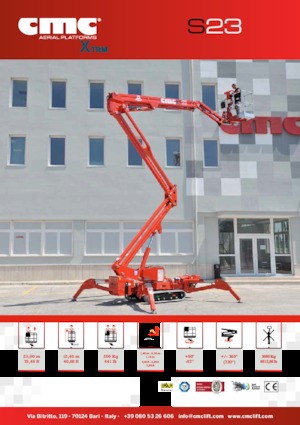 Plataformas articuladas de orugas CMC S23